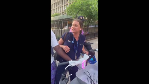 Karen Tries to Steal Bike from Black Kids - Fake Cries for Sympathy