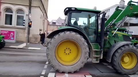 Protest der Landwirte am 08.01.2023 in Heidenheim