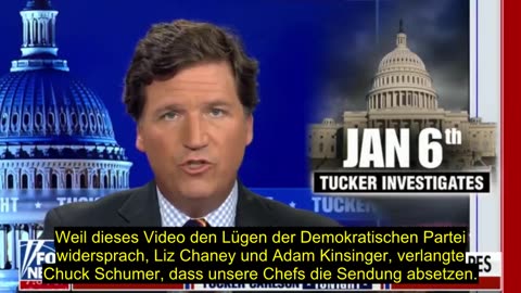 Tucker Carlson reagiert auf Senator Chuck Schumer, seine Sendung zu zensieren