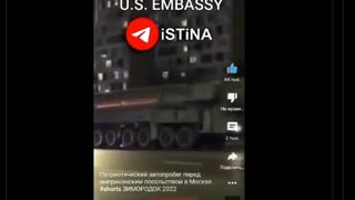 ICBMs PARADED IN FRONT OF THE US EMBASSY