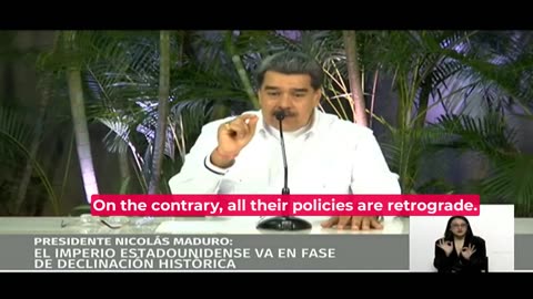 VENEZUELAN PRESIDENT MADURO: Write it down with date and time - the US Empire is in the phase of historical decline