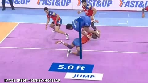 Meetu Sharma 5ft Lion Jump And Coach Manpreet Singh Reaction Meetu Sharma 5 Ft Jump Vs Up Yoddha