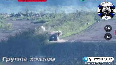 A 200 brigade LENVO PTRK unit destroyed a cluster of Ukrainian infantry near Bohdanivka