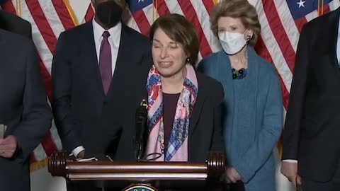 Crazy Klobuchar Makes INSANE Comparison Between The Ukraine Conflict And The Filibuster