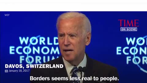 Biden warned that the “liberal international world order” is at risk of collapse. (2017)