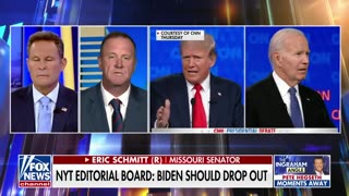 Media's 'illusion' that Biden is on top of his game has been 'exposed' Sen Eric Schmitt.