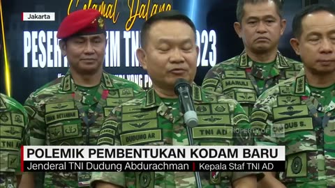 polemik pembentukan kodam baru