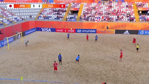 Japan v Switzerland FIFA Beach Soccer World Cup 2019 Match Highlights