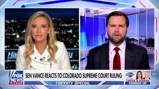 Senator JD Vance Calls Left Wing Judges Preposterous After Colorado Trump Ballot Ruling