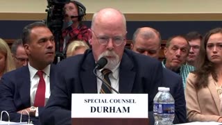 Durham: I don’t think that things can go much further with a view that law enforcement particularly FBI the department of justice runs a Two-tiered system of justice the nation can’t stand