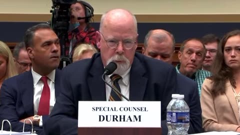 Durham: I don’t think that things can go much further with a view that law enforcement particularly FBI the department of justice runs a Two-tiered system of justice the nation can’t stand