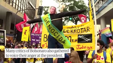 Thousands turn out for pro and anti-Bolsonaro protests on Brazilian Independence Day