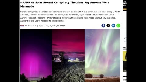 🔥🔥 HAARP is Running an Experiment During Solar Flare Event. One Coincidence After Another 5-11-2024