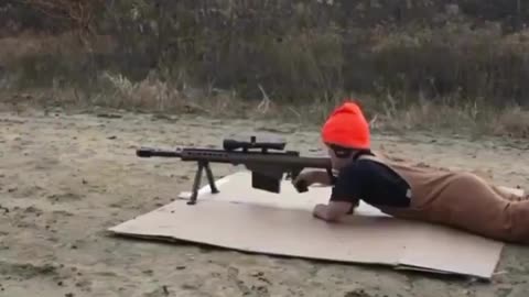 Small Man Shoots Big Gun