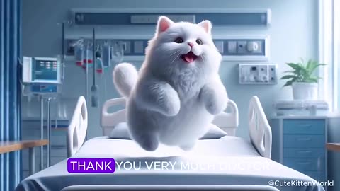 Poor Cat Infected with New Virus ⎮ Kind Doctor ⎮ Cute Cat 🦠🧑‍⚕️🐱 #cat #aicats #catvideos2024