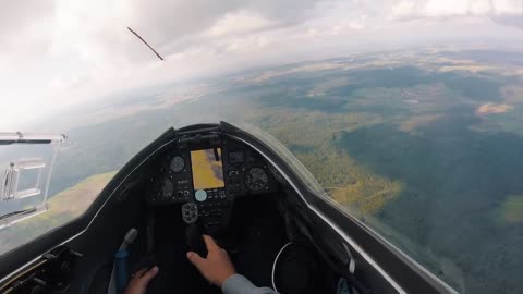 GLIDER PILOT FLIES INTO MINI TORNADO _ VLOG 15