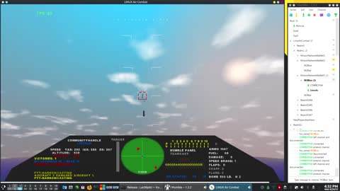 Linux Air Combat 20Apr2022 Bob And Hank Vs RedBlokes Pt2