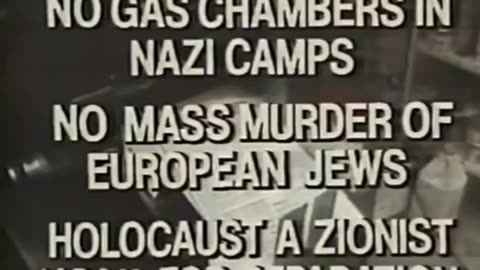 NO gas chambers - no Holocaust