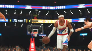 NBA 2K 2023 | Allen Iverson vs All time Los Angeles Lakers