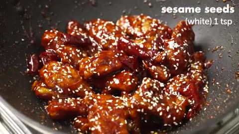 Korean fried chicken sweet and spicy