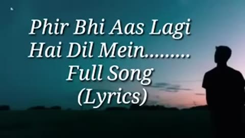 SAD SONG 🎶 lofi lyrics