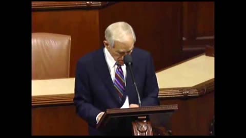 Ron Paul The Most Important Speech of the Century Part 1