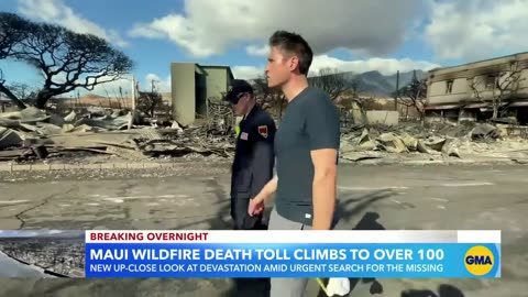 Maui wildfire death toll climbs to over 100
