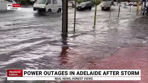 Adelaide homes without power after storm