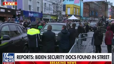 Biden security docs found in the street!