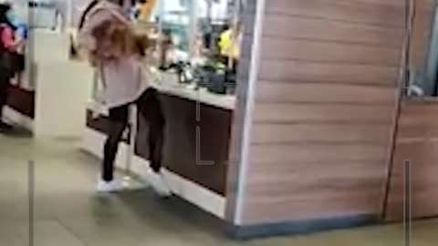 Fast Food Karen flips out and ORDERS staff to serve her like she's the boss