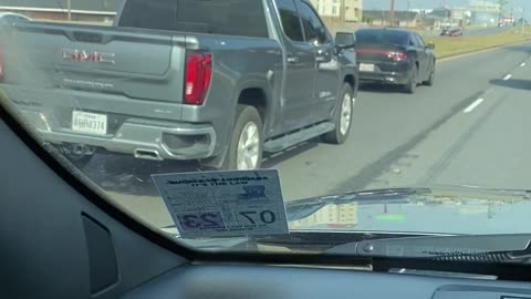 Taunted Truck Pays Price for Impatience