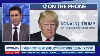 Trump speaks out on possible indictment, DeSantis, 2024 & Biden Agenda