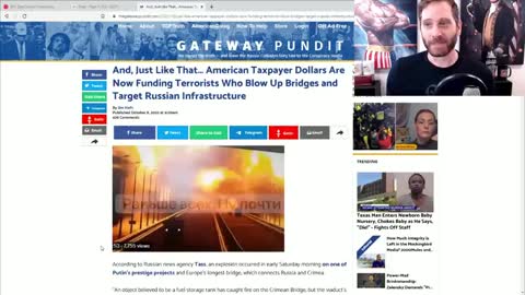 UKRAINE CUCKS ARE CELEBRATING SUICIDE BOMBER THAT BLEW UP RUSSIAN BRIDGE