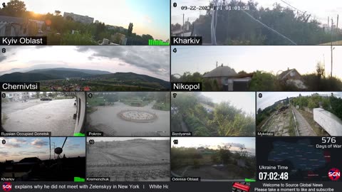 Live from Ukraine - 24/7 Multiple Camera Views, News Updates, Audio (HD) September 21, 2023