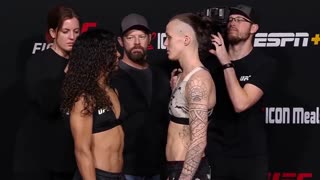 UFC Vegas 65_ Weigh-In Faceoffs