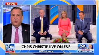Chris Christie is defending the weaponization of the Justice Department against Donald Trump.
