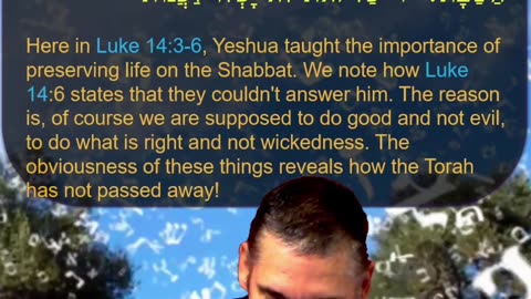 Bits of Torah Truths - Yeshua preserved life on the Sabbath - Episode 26