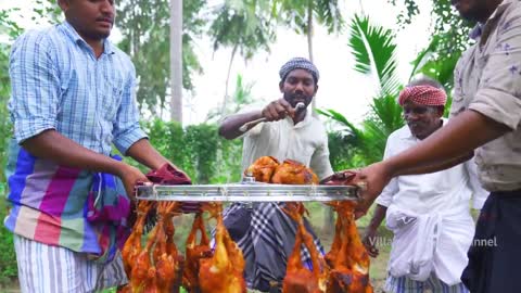 Village cooking Cycle chicken