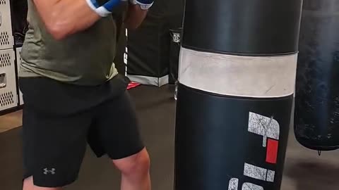 60 yo man using boxing training to repair neurological damage concerning leg balance