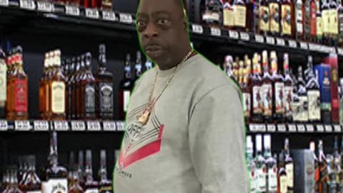 When she catches me in the liquor aisle...