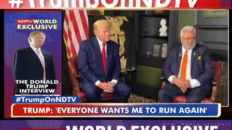 Hindu Republican Coalition founder praise Trump in an interview with NDTV says Trump is the Republican Party.