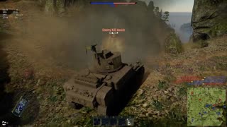 Light Tank flanks Enemy Tanks holding a Choke Point!