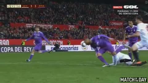 Karim Benzema Amazing Solo Goal - Sevilla vs Real Madrid 3-3 - Copa del Rey 12.07.2016