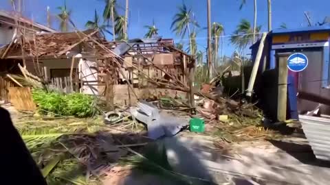 Food running out, Philippine typhoon survivors warn