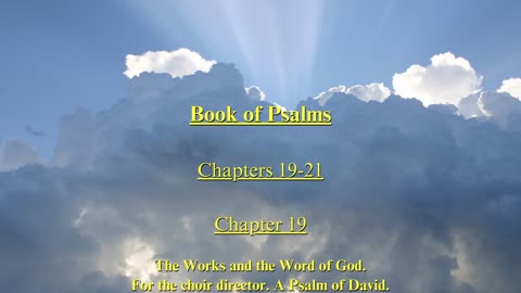 Christian Meme Video: Psalms Chapters 19 to 21 (03/03/2024)