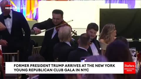 WATCH: Trump Is Serenaded By Violinist At New York Young Republicans Gala