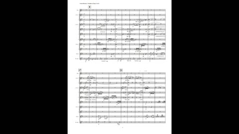 Gabriel Fauré – Prelude 4 in F Major, Op. 103 (Saxophone Choir + Piccolo)