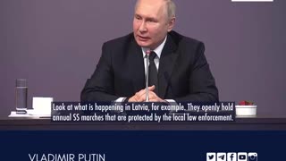 Putin: The Glorification Of Nazism Is Taking Place In Many Countries