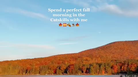 Spend a perfect fall morning in the Catskills with me
