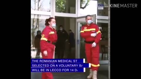 Breaking News: Romania Health Personnels Are In Italy.